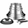 Tefal Ingenio Emotion Topf-Set 11-tlg. 3 x Kochtopf + 3 x Pfanne + 3 x Glasdeckel + 2 x Griff