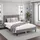 Homestyle4u Polsterbett 140 x 200 cm H2 Grau