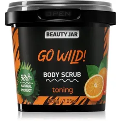 Beauty Jar Go Wild! feuchtigkeitsspendendes Körperpeeling mit einer erfrischenden Wirkung 200 g