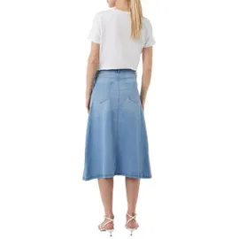 Comma, Comma Midirock aus elastischem Denim