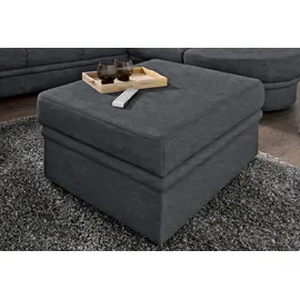 sit&more Hocker Savoni mit Stauraumfach 100 x 46 x 65 cm Grau
