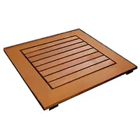 Ideal Edelstahl Eichenwald Modell 70 Brettvorlage für Gartendusche Altena