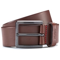 Hugo Gionio Sz40 Leather Belt W105 Dark Brown