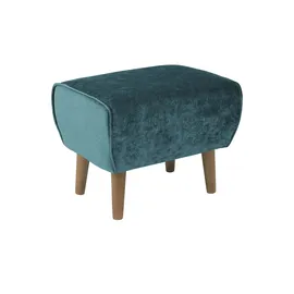 Soho Hocker Ellinor 56 x 46 x 41 cm türkis/petrol