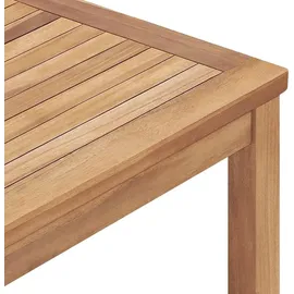 vidaXL Garten-Esstisch Beistelltisch 160 x 80 x 77 cm Braun