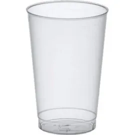 Papstar 500 Plastikbecher PP 0,3 l Ø 7,8 cm · 11,8 cm transluzent unzerbrechlich Mehrwegbecher