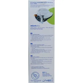 Brita Active blau 2-Scheiben-Filterflasche - Silber