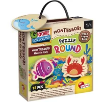 Lisciani Montessori Holz-Puzzle Round