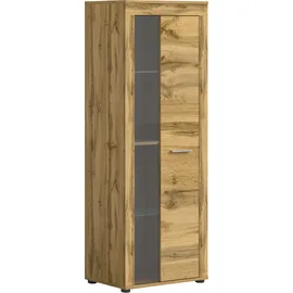Home Affaire Vitrine Aosta 60 x 35 x 159 cm Braun