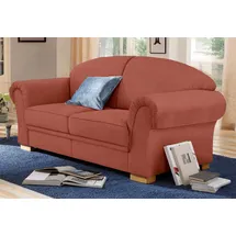 Home Affaire 2-Sitzer HOME AFFAIRE "Amrum", orange (terra), B:194cm H:91cm T:92cm, Chenille (90% Polyester, 10% Polyacryl), Sofas, mit Federkern