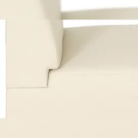 Mendler Modular Sessel ohne Armlehnen, Mittelteil Lyon, Kunstleder ~ creme