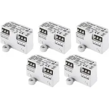 Homematic IP Smart-Home-Steuerelement "Rollladenaktor - Unterputz 5er Set", weiß, B:5,4cm H:3,3cm T:4,1cm, Smart-Home-Stationen