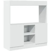 vidaXL Highboard Weiß 92x33x100 cm Holzwerkstoff