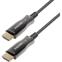 Maxtrack HDMI Anschlusskabel HDMI-A Stecker HDMI-A Stecker 20 m Schwarz