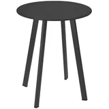 PROGARDEN Tisch cm Matt-Dunkelgrau