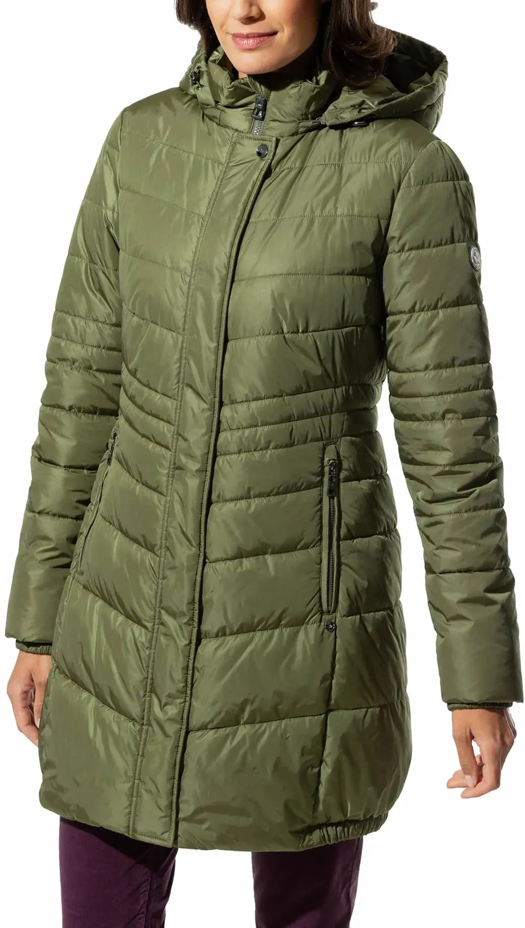 Walbusch Damen Aquastop Thermomantel 2.0 Grün