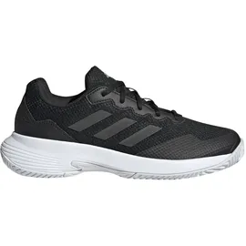 adidas Gamecourt 2.0 Core Black / Core Black / Silver Metallic 36 2/3