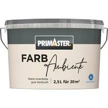 Primaster Farbambiente Wandfarbe beige matt 2,5 l