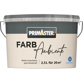 Primaster Farbambiente Wandfarbe beige matt 2,5 l