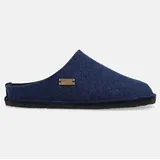 HAFLINGER Flair Soft Filzpantoffeln aus Wollfilz Hausschuh Blau 48 EU