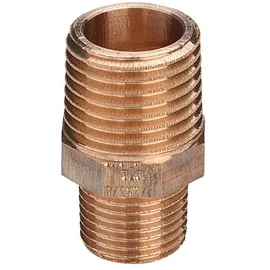Viega Rotguss Doppelnippel, reduziert 1/2" x 3/8