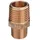 Viega Rotguss Doppelnippel, reduziert 1/2" x 3/8