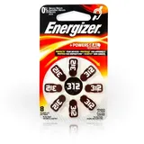 Energizer Hörgerätebatterie 312 8 St