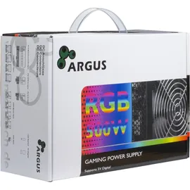 Inter-Tech Argus RGB-500W II Netzteil (20+4 Pin, ATX Schwarz