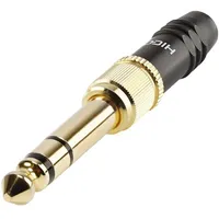 HICON HI-J3563S Klinken-Steckverbinder 3.5mm Stecker, gerade Polzahl: 3 Schwarz