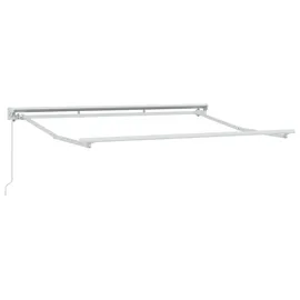 vidaXL Manuell einziehbare Markise 4 x 3 m grau