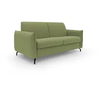 Divani.store Schlafsofa, Grün, Textil, 175x95x96 cm, Wohnzimmer, Sofas & Couches, Schlafsofas