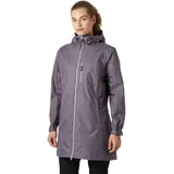 HELLY HANSEN Long Belfast Jacket Raincoat, Geräuchertes Violett, XL