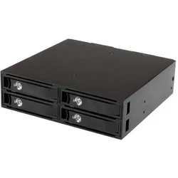 StarTech.com 4x Festplatten Wechselrahmen für 2,5 Zoll SATA / SAS Laufwerke - Mo