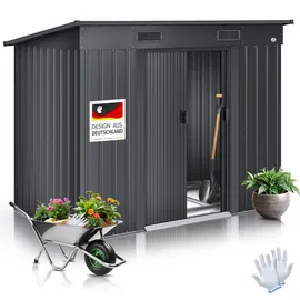 Kesser Geräteschuppen 1,92 x 1,8 m grau