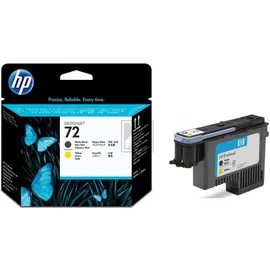 HP 72 mattschwarz + gelb