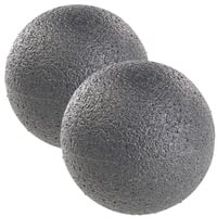 Newgen Medicals Faszienrolle: 2er Pack Massage-Ball und Faszien-Trainer für Rücken & Co., Ø 8 cm (Faszienkugel, Selbstmassagebälle, Fuss Massager)