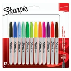 1x12 Sharpie Permanentmarker F 12 Farben