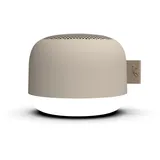 KREAFUNK Alight, magnetischer Bluetooth Lautsprecher mit Licht, Ivory Sand