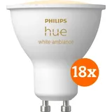 Philips Hue White Ambiance GU10 18er-Pack