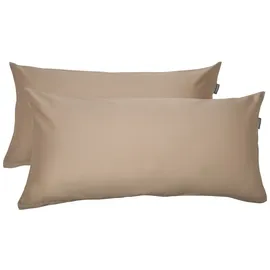 SCHIESSER Kissenbezug Ella 40 x 80 cm Cappuccino