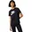 Logo T-Shirt Damen 010 black/white L