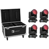 FUTURELIGHT Set 4x EYE-740 MK2 + Case mit Rollen