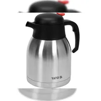 Yato YG-07013 Thermoskanne, Isolierkanne 1,5L doppelwandige Kaffekanne, Teekanne