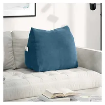 vidaXL Rückenkissen 60 x 20 x 50 cm blau 1-tlg.
