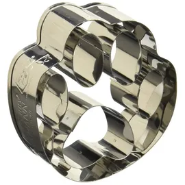 RBV Birkmann Birkmann, Ausstechform Pfote, Ausstecher für Plätzchen, 6 cm, Edelstahl