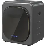 HOMCOM Mini Wäschetrockner mit 6 Programm LED-Touchscreen 4 kg bis zu 60°C, 800W Freistehend Wandmontierbar Ablufttrockner mit Überhitzungsschutz Ablufttrockner für Kleidung Grau   Aosom