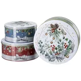 Hutschenreuther Sammelserie 2024 Süßer die Glocken nie klingen Plätzchendosen Set3