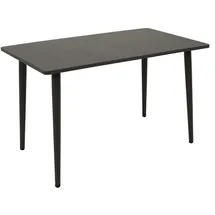 DEGAMO Denver Gartentisch 120 x 70 x 73 cm Anthrazit