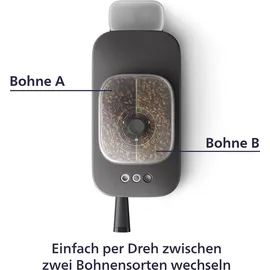 Philips Baristina Espressomaschine BAR320/60 mit Bean Swap Schwarzgrau / Schwarz
