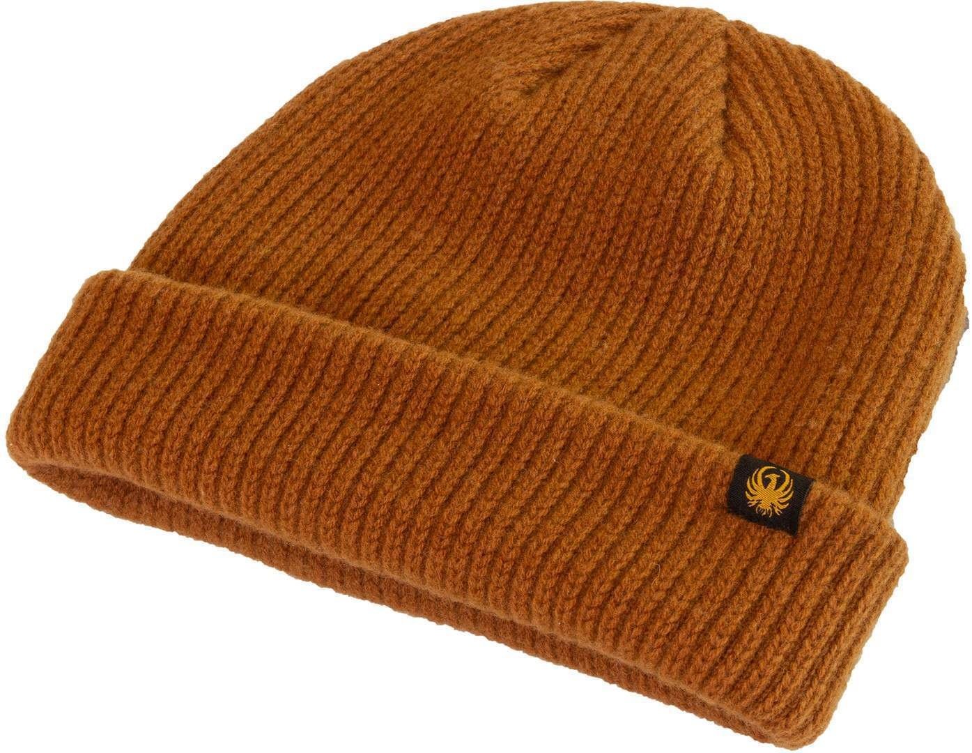 Merlin Moseley Merino Beanie, orange für Männer